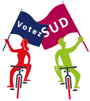 vélo Votez SUD